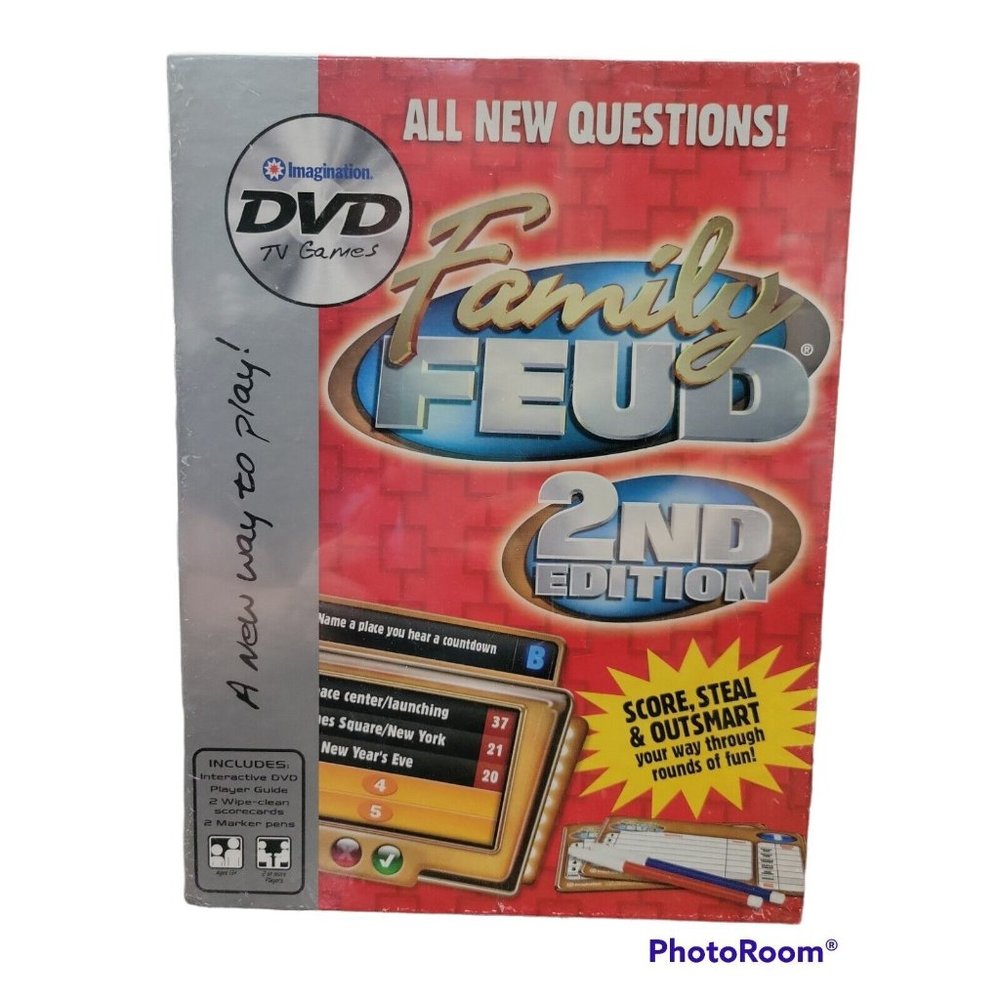 Family Feud Game Show 2nd Edition Interactive DVD Game Brand New Factory Sealed